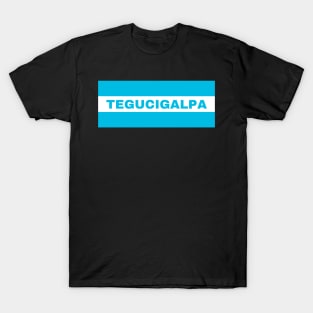 Tegucigalpa City in Honduras Flag Colors T-Shirt